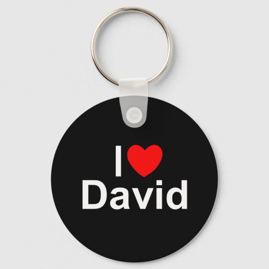 David van I Love Sleutelhanger (Voorkant)
