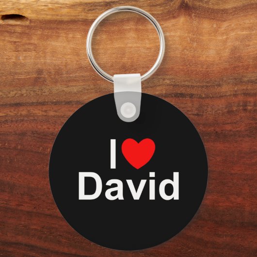 David van I Love Sleutelhanger (Voorkant)
