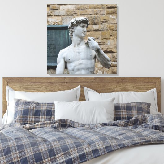 David van Michelangelo Canvas Afdruk (Insitu (Slaapkamer))