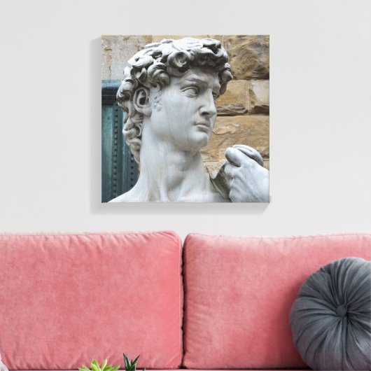 David van Michelangelo Canvas Afdruk (Insitu (Woonkamer))