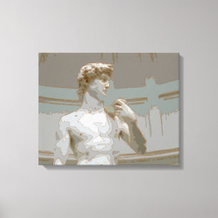 David van Michelangelo Canvas Afdruk