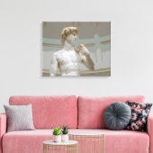 David van Michelangelo Canvas Afdruk (Insitu (Woonkamer))