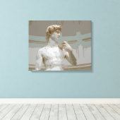 David van Michelangelo Canvas Afdruk (Insitu (Houten vloer))