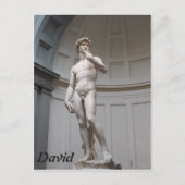 David van Michelangelo- Florence Briefkaart (Voorkant)