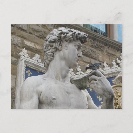 David van Michelangelo, Florence Italië Briefkaart (Voorkant)