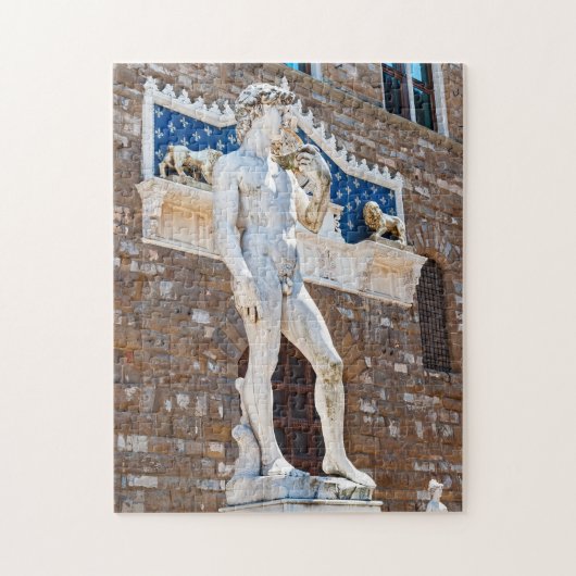 David van Michelangelo, Florence, Toscane, Italië Legpuzzel (Verticaal)