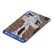 David van Michelangelo, Florence, Toscane, Italië Magneet (Linkerzijde)