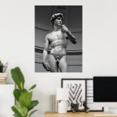 DAVID van MICHELANGELO Poster (Thuiskantoor)