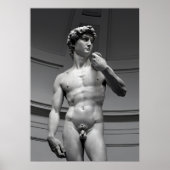 DAVID van MICHELANGELO Poster (Voorkant)