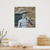 David van Michelangelo Poster (Keuken)
