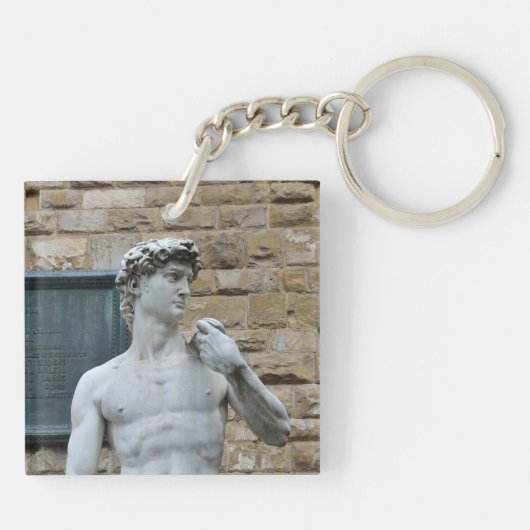 David van Michelangelo Sleutelhanger (Achterkant)