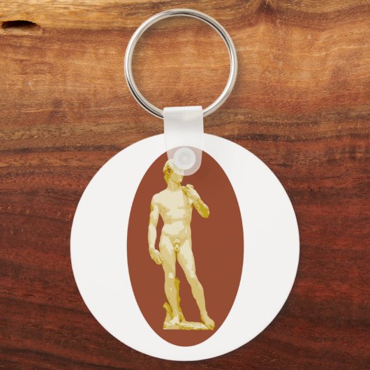 David van Michelangelo Sleutelhanger (Voorkant)