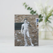 David van Michelanglo Briefkaart (Staand voorkant)