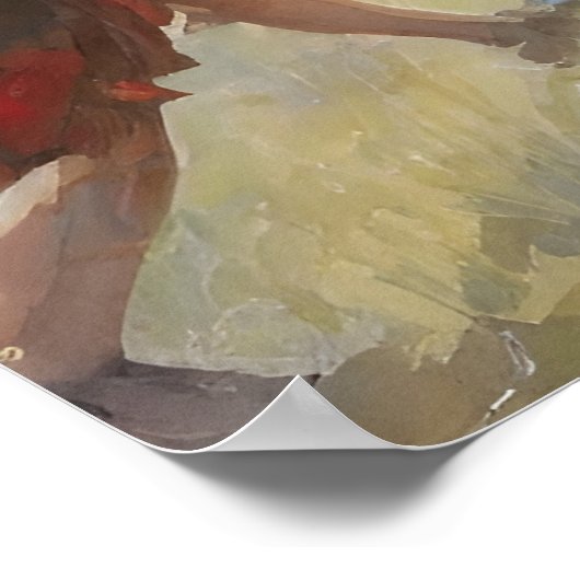 David vecht tegen Goliath Poster (Hoek)