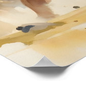 David vecht tegen machtige Goliath Poster (Hoek)