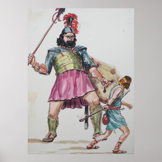 David vs Goliath Poster (Voorkant)