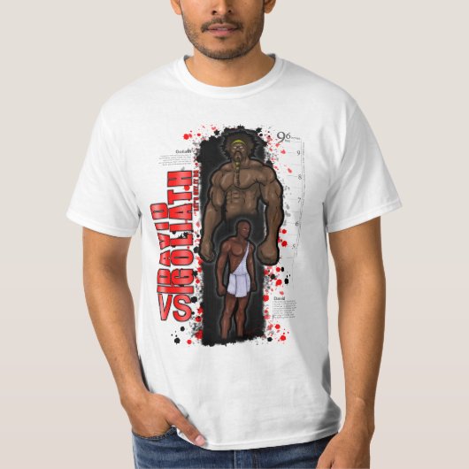 David vs Goliath T-shirt (Voorkant)