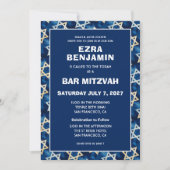 David Waterverf Custom Bar Bat Mitzvah Kaart (Voorkant)