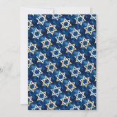 David Waterverf Custom Bar Bat Mitzvah Kaart (Achterkant)