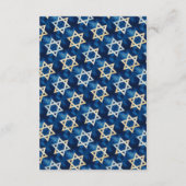 David Waterverf QR Code Bar Bat Mitswa Informatiekaartje (Achterkant)