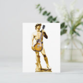 David with Guitar Briefkaart (Staand voorkant)