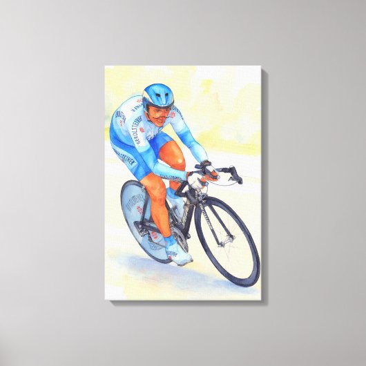 Davide REBELLIN 2005 Aquarel Canvas Afdruk (Voorkant)