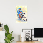 Davide REBELLIN 2005 Watercolor Poster (Thuiskantoor)