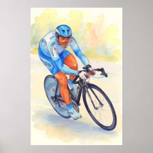 Davide REBELLIN 2005 Watercolor Poster (Voorkant)