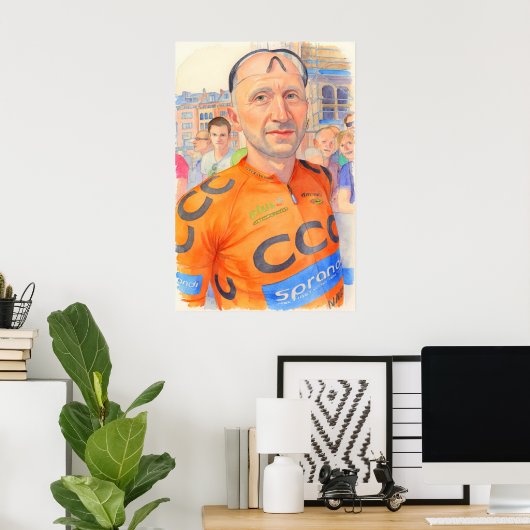 Davide Rebellin Flèche Brabançonne in Leuven 2015 Poster (Thuiskantoor)