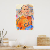 Davide Rebellin Flèche Brabançonne in Leuven 2015 Poster (Keuken)