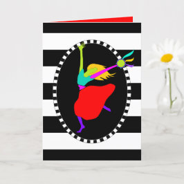 Davidic Dancer wenskaart Kaart