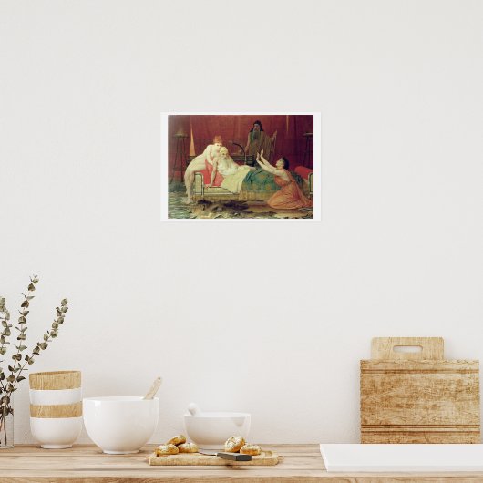 David's belofte aan Bathsheba Poster (Keuken)