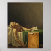 David's De dood van Marat Poster (Voorkant)