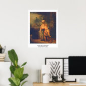 David's Farewell Jonathan By Rembrandt van Rijn Poster (Thuiskantoor)