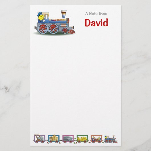 David's geheime reisverhalen briefpapier (Voorkant)
