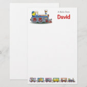 David's geheime reisverhalen briefpapier (Voorkant / Achterkant)