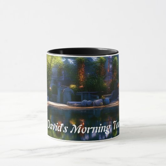 David's Morning Tea Gepersonaliseerd  Mok (Midden)
