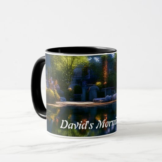 David's Morning Tea Gepersonaliseerd  Mok (Voorkant links)