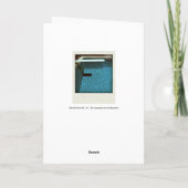 David's Pool 0916 3d Computer Art Card Kaart (Achterkant)