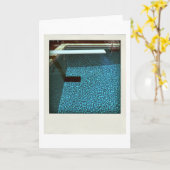 David's Pool 0916 3d Computer Art Card Kaart (Gele Bloem)