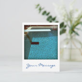 David's Pool 0916 Custom 3d Computer Art briefkaar Briefkaart (Staand voorkant)