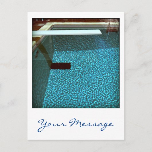 David's Pool 0916 Custom 3d Computer Art briefkaar Briefkaart (Voorkant)