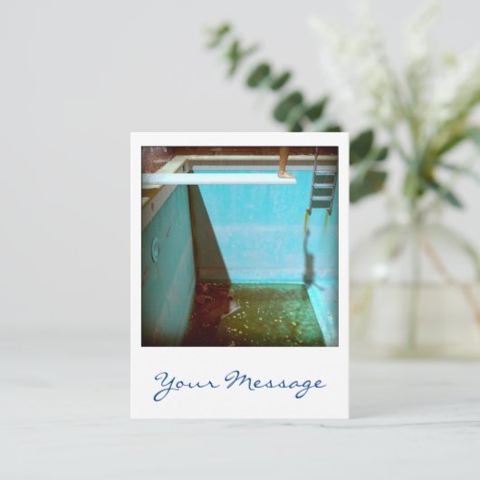David's Pool 09f21 Custom 3d Computer Art briefkaa Briefkaart (Staand voorkant)