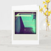 David's Pool 09g05 variatie2 3d Computer Art Card Kaart (Gele Bloem)