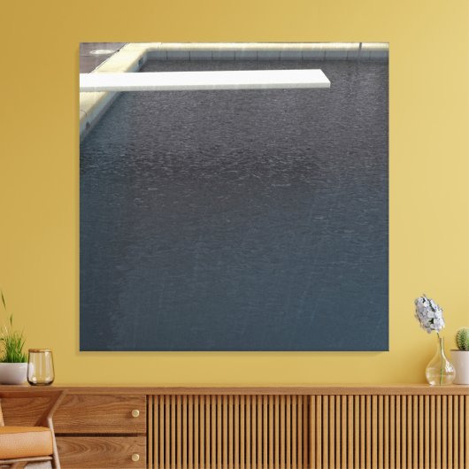 DAVID'S POOL REEKS p09e05 Canvas Afdruk (Insitu (Woonkamer))