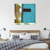 DAVID'S POOL SERIE 10e05 Canvas (Insitu (Slaapkamer))