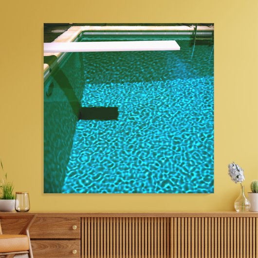 DAVID'S POOL SERIES 09_16 Canvas (Insitu (Woonkamer))