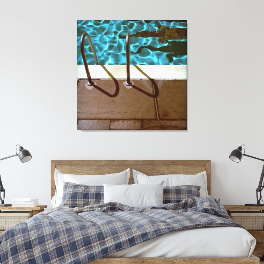 DAVID'S POOL SERIES p06 Canvas (Insitu (Slaapkamer))