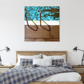 DAVID'S POOL SERIES p06 Canvas (Insitu (Slaapkamer))