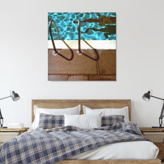 DAVID'S POOL SERIES p06 Canvas (Insitu (Slaapkamer))